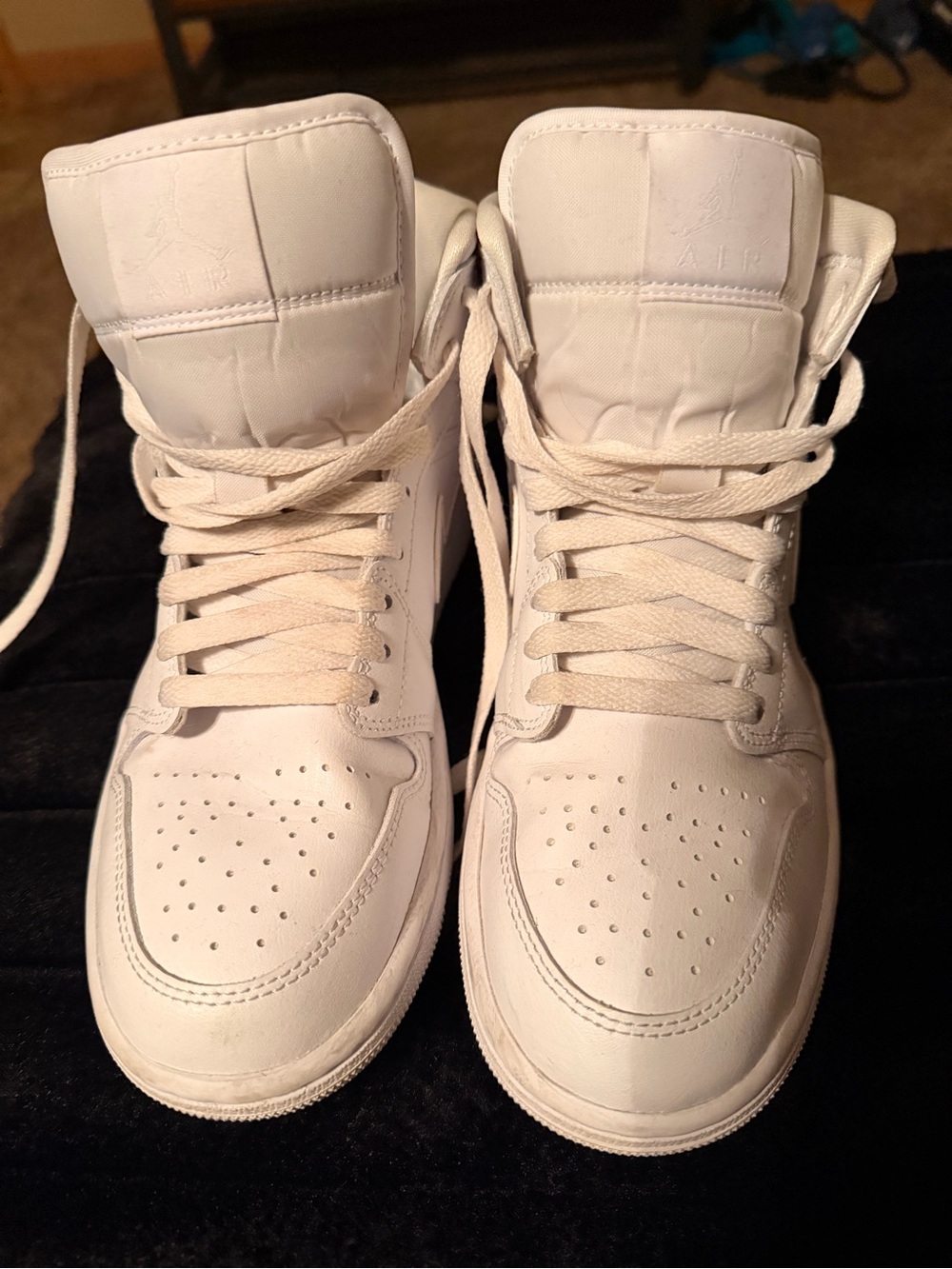 Air Jordan White High Top Sneakers